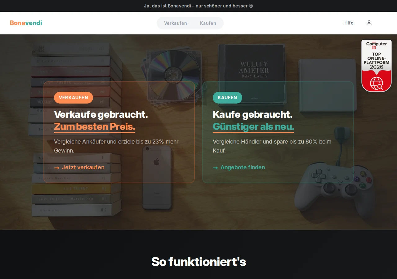 Bonavendi – new design
